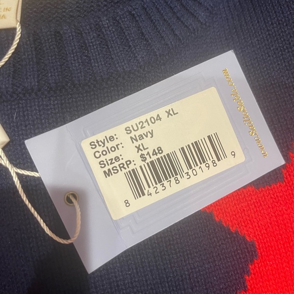 Sail to Sable Navy Star Crew Sweater- XL πΊπΈ - Picture 2 of 3